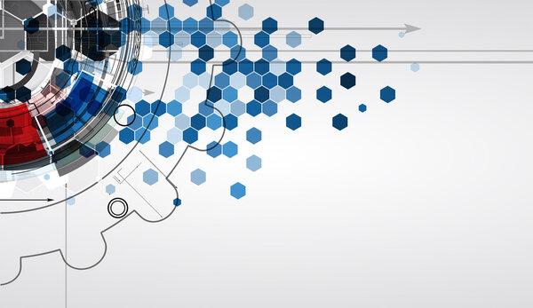 New future technology concept abstract background