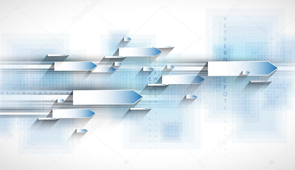 Abstract new progressive technology for business solution background
