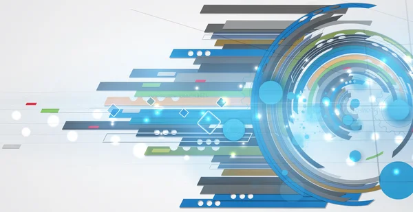 Resumo tecnologia de fundo Negócios & direção de desenvolvimento — Vetor de Stock