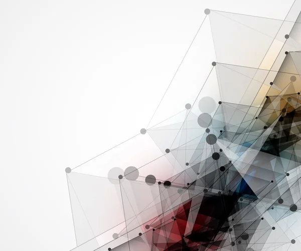 Kleurrijke abstracte geometrische achtergrond voor ontwerp — Stockvector