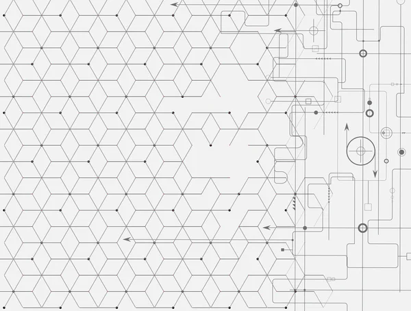 デザインのカラフルな抽象的な幾何学的な背景 — ストックベクタ