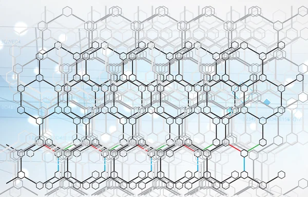 Färgglad abstrakt geometrisk bakgrund för design — Stock vektor