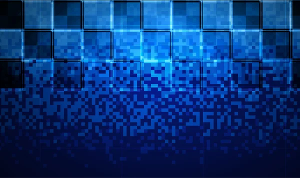 Abstract pixel background on digital screen — Stok Vektör