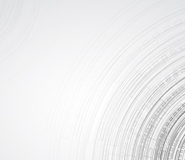 Soyut teknik arka plan. Fütüristik teknoloji arabirimi. Vecto