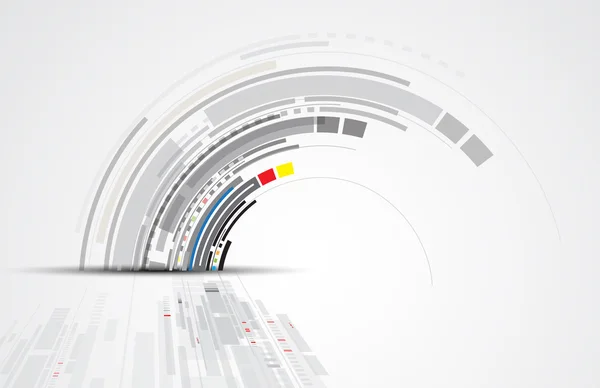 Streszczenie technika tło. Futurystyczna technologia interfejsu. Mapa — Wektor stockowy