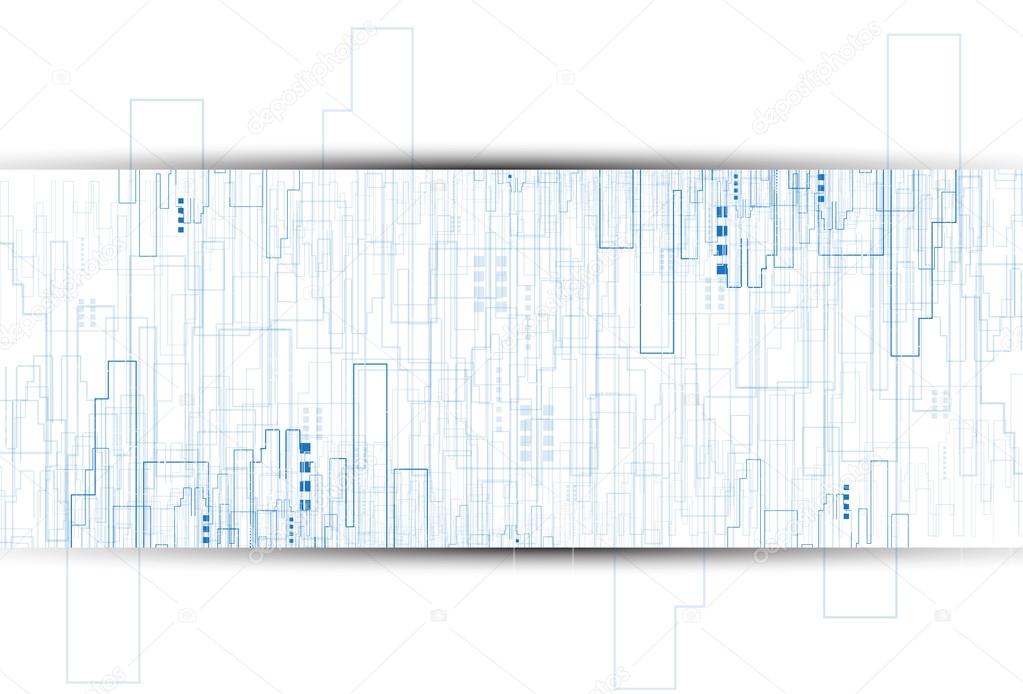 Building and real estate city illustration. Abstract background 