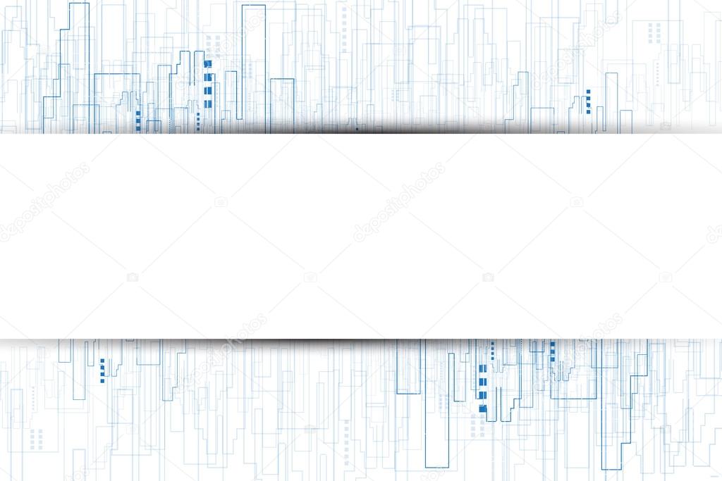 Building and real estate city illustration. Abstract background 