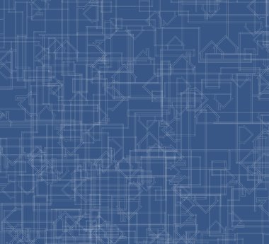 Yapı ve Emlak şehir illüstrasyon. Arka plan