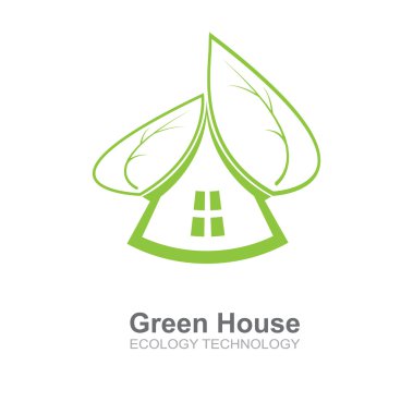 Ekoloji inşaat ve Emlak şehir illüstrasyon. Arka plan