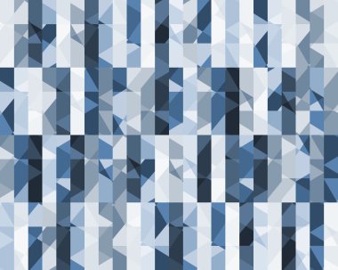 Soyut kesintisiz geometrik şekil vektör desen