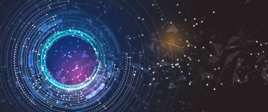 Teknoloji verileri bir ağ bağlantısı görsel iş geçmişi