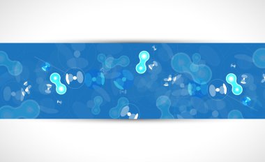 Soyut teknik arka plan. Fütüristik teknoloji arabirimi. Vecto