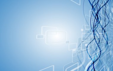 Soyut teknik arka plan. Fütüristik teknoloji arabirimi. Vecto