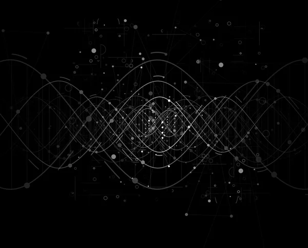 DNA Abstract background collection. Futuristic technology interf — Stock Vector