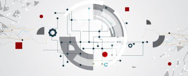 Teknoloji verileri bir ağ bağlantısı görsel iş geçmişi