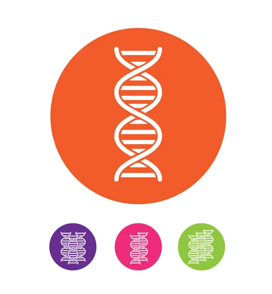 ADN Icono abstracto y colección de elementos. Tecnología futurista — Archivo Imágenes Vectoriales
