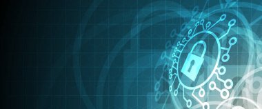 Siber güvenlik teknolojisi konsepti gizlilik güvenlik teknolojisi geçmişi