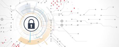 Siber güvenlik teknolojisi konsepti gizlilik güvenlik teknolojisi geçmişi