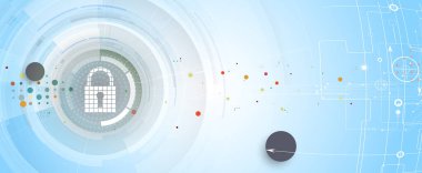 Siber güvenlik teknolojisi konsepti gizlilik güvenlik teknolojisi geçmişi