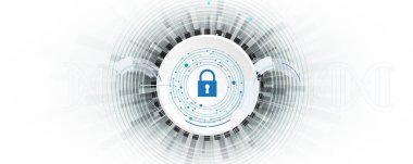 Siber güvenlik teknolojisi konsepti gizlilik güvenlik teknolojisi geçmişi