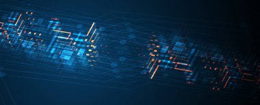 Teknoloji verileri bir ağ bağlantısı görsel iş geçmişi