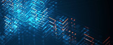 Teknoloji verileri bir ağ bağlantısı görsel iş geçmişi