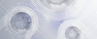 Fütürist yüksek teknoloji soyut devre kartı arka planı