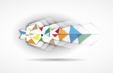 Yeni gelecek teknoloji kavramı arka plan