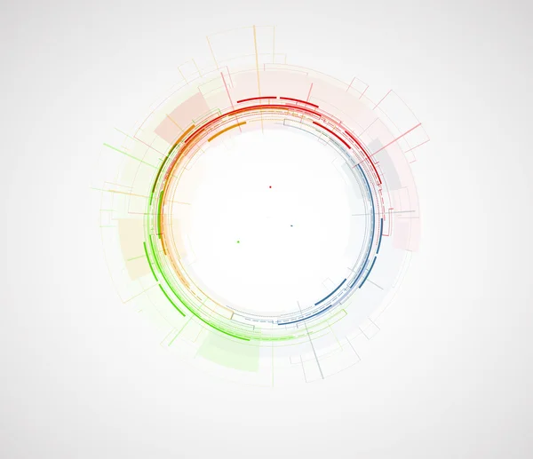 Soyut teknik arka plan. Fütüristik teknoloji arabirimi. Vecto — Stok Vektör