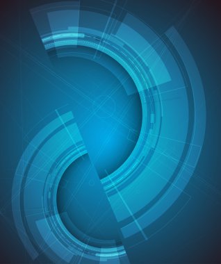 Yeni gelecek teknoloji kavramı arka plan