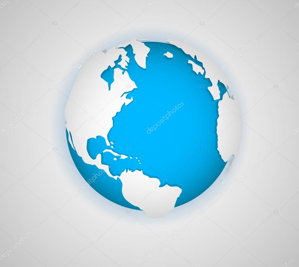 Abstract globe background
