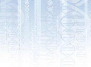 DNA soyut simgesi ve öğe koleksiyonu. Fütüristik teknoloji 