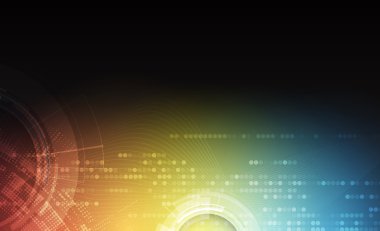 soyut fütüristik soluk bilgisayar teknolojisi iş geçmişi