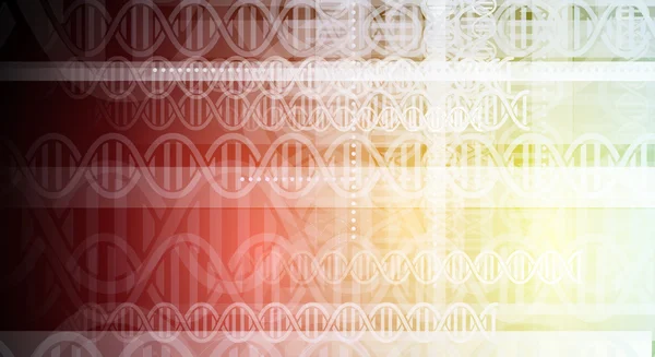 ADN Icono abstracto y colección de elementos. Tecnología futurista — Archivo Imágenes Vectoriales