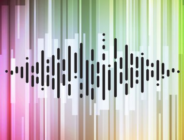 müzik ses ekolayzer bilgisayar teknoloji kavramı iş bac