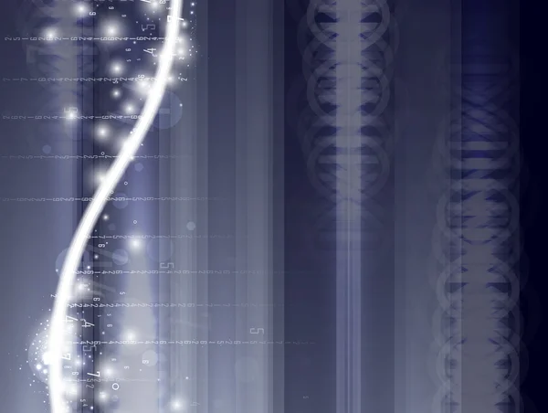 DNA abstracte pictogram en element collectie. Futuristische technologie — Stockvector