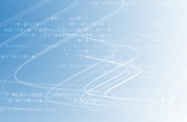 Bilimsel geleceğin teknolojisi. İş sunumu için. El ilanı, 