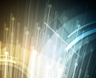 Soyut teknik arka plan. Fütüristik teknoloji arabirimi. Vecto