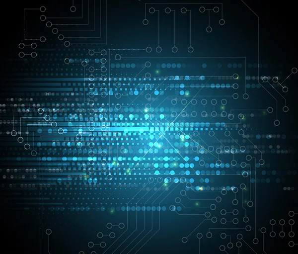 Tecnología abstracta fondo Negocios & dirección de desarrollo — Vector de stock