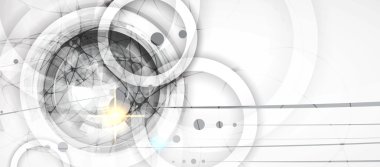 Soyut dijital web site başlık. Afiş arka plan