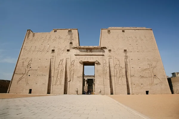 Fachada do Templo de Edfu — Fotografia de Stock