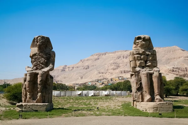 De Colossi van Memnon — Stockfoto