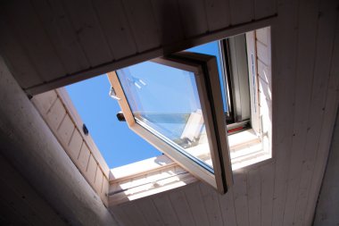 roof window open clipart
