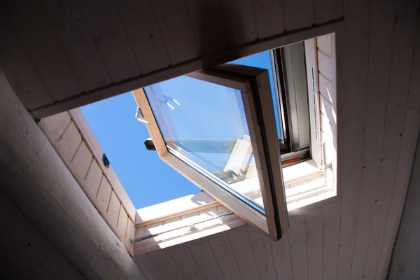 Roof window open — Stock Photo, Image