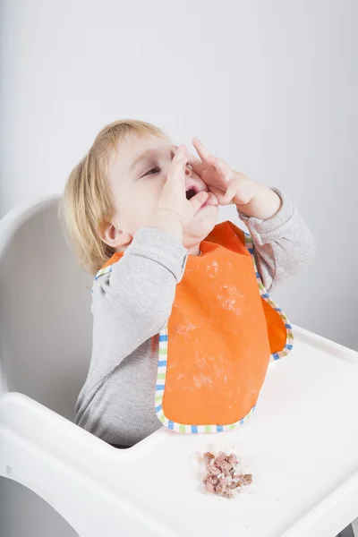 Schreeuwen in lunch — Stockfoto