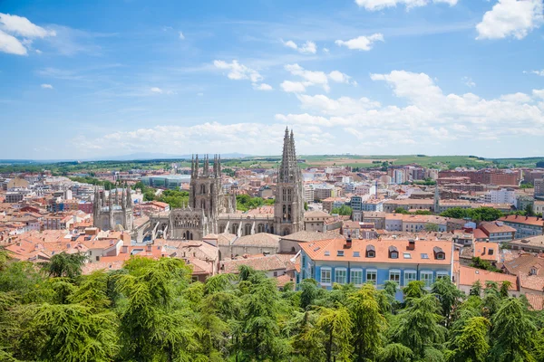 Paisaje urbano de la ciudad de Burgos — Foto de Stock
