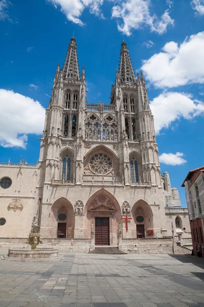 Собор Сент Мері в місті Burgos — стокове фото