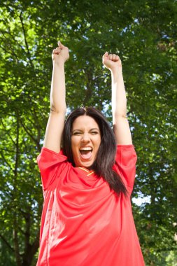 Kazanan İspanyol futbol destekçisi