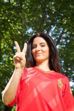 Zafer İspanyol futbol destekçisi