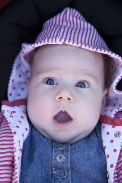 Horror cara de bebé — Foto de Stock